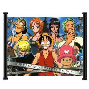  One Piece Anime Fabric Wall Scroll Poster (44x31) Inches 