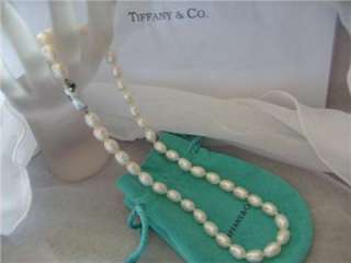 Tiffany & Co. Oval Cultured Freshwater Pearl Necklace  