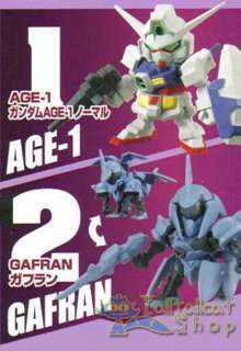 Bandai SD Gundam The Next 04 Gashapon Set (Set of 2) AGE 1 & GAFRAN 