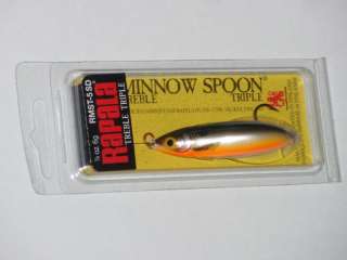 Rapala Minnow Spoon RMST 5 Shad Trebel Hook Version  