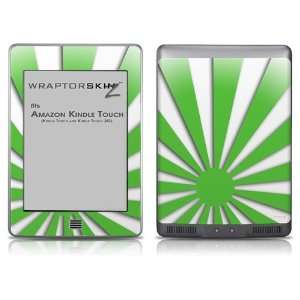   Kindle Touch Skin   Rising Sun Japanese Flag Green 