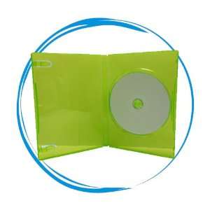  XBOX GREEN   14mm Standard Single Disc DVD Case   25 Cases 