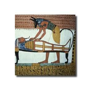 Anubis And A Mummy From The Tomb Of Sennedjem The Workers Village New 