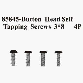  Redcat Racing 85845 Rounded Head Self Tapping screws 3 8 