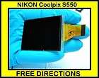 NIKON Coolpix S550 LCD SCREEN DIGITAL CAMERA PARTS WITH REPLACEMENT 