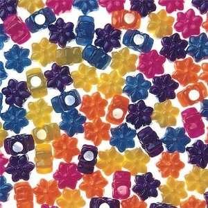  Flower Pony Beads 8 Oz.   Pearl (Bag of 600) Toys & Games