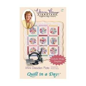  Quilt In A Day Eleanor Burns Patterns Mini Dresden Plate 