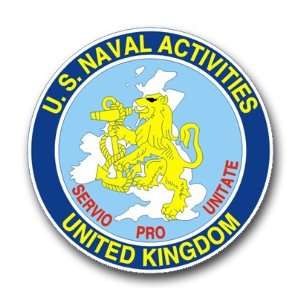  US Navy Activities United Kingdom Decal Sticker 3.8 