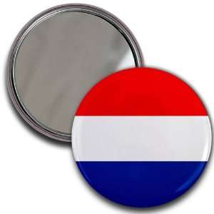  NETHERLANDS World Flag 2.25 inch Glass Pocket Mirror 