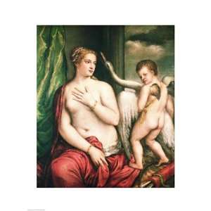  Leda and the Swan   Poster by Titian (18x24)