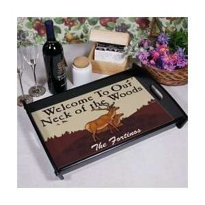   To Welcome Our Neck of the Woods Serving Tray