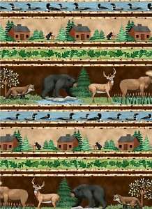 Woodland animals and Cabins by Marcus  