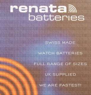 RENATA SWISS MADE WATCH BATTERIES  ALL SIZES ONE PLACE  