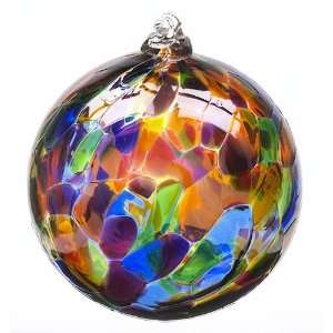   WITCH BALL   Blown Art Glass   Ornament Ball   OR CALI 06 FM Home