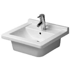  Duravit 030348 00 30 1 Starck Basin Console Sink, White 