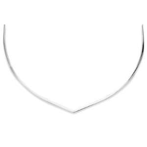  16 2mm V Collar with Closed Back Jewelry