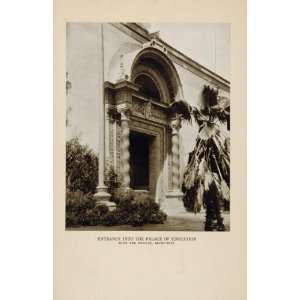  1915 Print Entrance Palace of Education Bliss Faville 