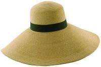   Picture Floppy Sun Hat Paper Braid Straw One Size 016698040778  