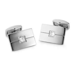  Personalized Cuff Links With Cz Accent Gift Jewelry