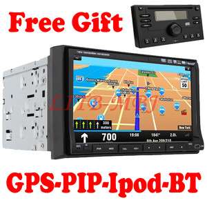 Cool GPS Navigation 7 LCD Car Stereo DVD CD Player Radio Ipod 