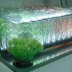 Aquarium Fish Tank White 12 LED 110V 220V Airstone Bubbler LED Lights 