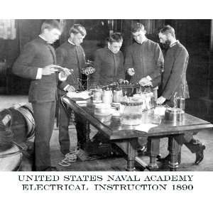  United States Naval Academy Electrical Class 1890 8 1/2 X 