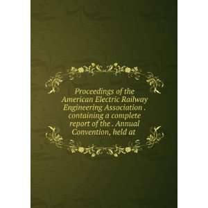   Association American Electric Railway Engineering Association