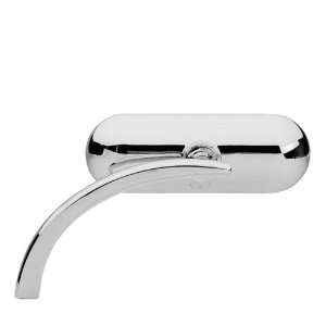  Arlen Ness Micro Die Cast Mirror   Mini Oval, Chrome 