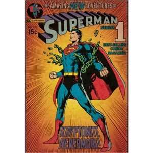 Superman Kryptonite Peel & Stick Giant Comic Book Cover  