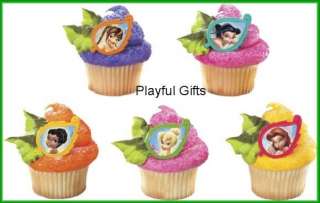 12 Disney Fairies Leaf Cupcake Fairy Rings Tinkerbell  