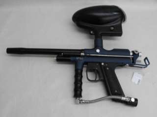   Autococker Paintball Marker Gun Blue With Tank and Automatic Hopper