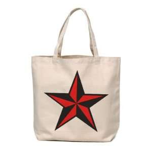  Nautical Star Canvas Tote Bag 