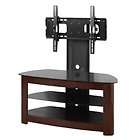Walker Edison Stylish 42 TV Stand with Removable Mount  Wood Espresso 