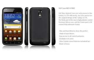   II Skyrocket 4G LTE i727 AT&T BLACK SGP Neo Hybrid Case Cover  