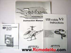 Typhoon  3D 6 Channel Aerobatic R/C Helicopter  NEW   