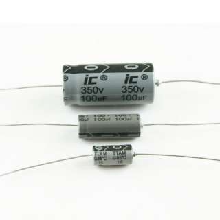Fresh stock, low leakage tubular electrolytic capacitors. These are 