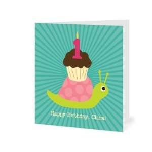 Birthday Greeting Cards   Sweet Snail Girl By Hello Little One For 