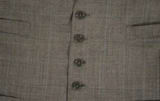   Lauren Purple Label 3 Piece Gray Wool Suit 44 / 46 New $5495  