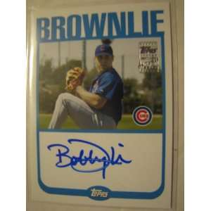  2004 Topps Bobby Brownlie Cubs Autograph Sports 
