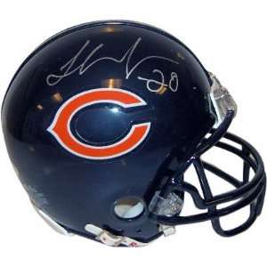 Thomas Jones Chicago Bears Autographed Riddell Mini Helmet  