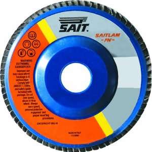   Abrasives/SAIT 73504 4 1/2 by 7/8 Z 60X SAITlam PN Flap Disc, 10 Pack