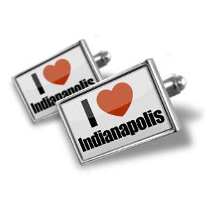 Cufflinks I Love Indianapolis region Indiana, United States   Hand 