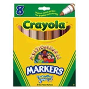  Crayola BIN7801 Multicultural Wash Mrk Conical 8pk Toys & Games