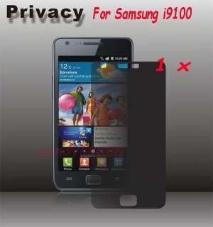 Privacy Screen Protector For Samsung Galaxy S2 i9100  