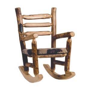Aspen Mountain Log Rocking Chair 