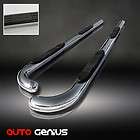 01 04 TACOMA DOUBLE CAB STAINLESS SIDE STEP BARS RUNNING BOARD 