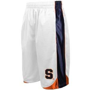  Syracuse Orange White Vector Workout Shorts Sports 