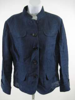 LAFAYETTE 148 Blue Denim Jacket Pants Outfit Sz 8 12  