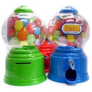 Piece Candy Gumball Fun Toy miniature vending Machine  