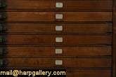 Hamilton 40 Drawer Oak 1890 Printer File Cabinet  